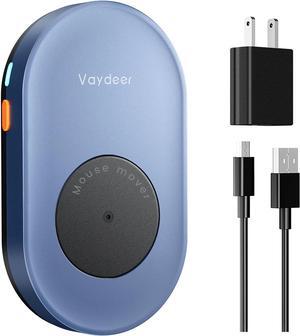 Undetectable Mouse Jiggler with Power Adapter and ON/Off Switch Mouse Mover Simulator Driver-Free Mouse Movement Simulation for Computer Awakening