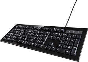 Sanwa Supply SKB-MK2BK Mechanical Keyboard, Uses Cherry Switches, 109A Layout