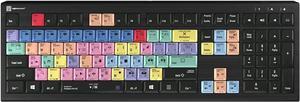 Logickeyboard Designed for Adobe Premiere Pro  Backlit Keys in 5 Levels  Builtin USB3 Hub  Compatible to Windows 1011