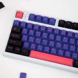 PBT Keycaps Cherry Profile Japanese Ninja Keycaps Set 138 Keys Custom Keycaps for Cherry MX Gateron Kailh Switches Mechanical Gaming Keyboards