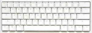 Ducky One 2 Mini Pro Pure White RGB LED 60% Double Shot PBT Mechanical Keyboard (Kailh Box Brown)
