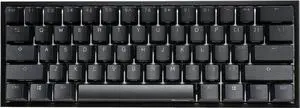 Ducky One 2 Pro 60% Mechanical Keyboard: Quack Mechanics Dampening, Gateron Yellow, High-Density PBT Tripleshot Keycaps, RGB, US, Black