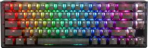 Ducky One 3 SF Aura 65% Mechanical Keyboard: Quack Mechanics Dampening, Hot-Swappable Cherry MX Red Switches, High-Density PBT Tripleshot Keycaps, RGB, US, Black