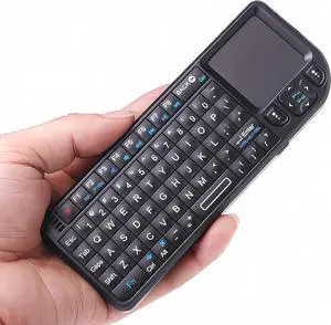 Lazmin112 Wireless Mini Keyboard,Neutral Founctional, Keyboard,Touchpad Threeinone Multifunctional Wireless Keyboard 2.4G Mouth Touchpad Floating Operation