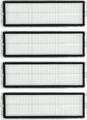 BBT BAMBOOST Filter Accessories Fit for Dreametech W10, Dreame W10 Robot Vacuum HEPA Filters Replacement Parts(Pack of 4)