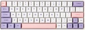 EP64 60% Mechanical Keyboard, Wireless Gaming Keyboard, 2.4GHz/Bluetooth 5.0/USB-C Custom Keyboard, Hot Swappable, NKRO, Programmable wtih Dye-sub PBT Keycap for Mac/Win (Flamingo Switch)