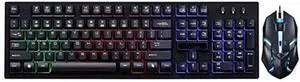 Gaming Keyboard, LED Backlit Gaming Keyboard, Wired Ergonomic Computer Keyboard, for PC Gamer/Gaming (Size : 1)