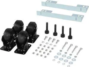CyberPower CRA60003 (4) 3" Caster Kit Cases, Black