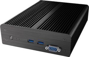 Akasa Newton D3 | Intel 7th Gen NUC (Dawson Canyon) | PC Fanless Case | 100% Aluminium Heatsink CPU Cooling | Supports 2.5" SSD HDD | A-NUC41-M1B