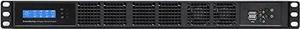PLINKUSA RACKBUY 1U(Fan LCD)(Maximum 12x2.5 SSD) Rackmount Chassis(12.60" Deep)(Micro-ATX/Mini ITX)(Customize 1U IO Shield)(NO Power Supply,No Rail,No System and Case Only) IPC-G1320M