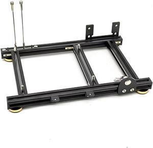 DIY Computer Chassis Bracket Open Motherboard Case Rack ITX Horizontal PC Game Chassis Rack Water-Cooled PC Test Bench Creative Overclocking Aluminum Frame Good Heat Dissipation All Black