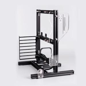 Open Air Case Frame Aluminum Alloy ATX PC Test Bench Motherboard Overclocking Computer PC Bare Frame Base Stand Open Air Computer Case Chassis (Black)