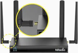 NRadio 2023 New 4G LTE Modem Router with SIM Card Slot, AC1200 CAT6 Dual-Band Unlocked 4G Router for Corporate, Studio Office, Shop Network, Cellular Backup, Detachable Cellular Antennas (C4800-456)