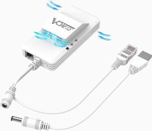 VONETS 2023 Released Industrial 2.4G/5GHz WiFi to Ethernet Adapter Gigabit Wireless Bridge 100/1000Mbps LAN Port 2 Serial Ports 4 Built-in Powerful Antennas Ethernet WiFi Adapter VAP11S-D232
