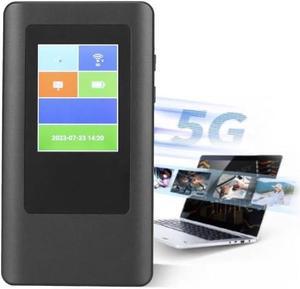 True 5G WiFi Router 5G + Mobile Hotspot Device for Wireless Internet, with Nano SIM Card Slot, Fast Online for Home Travelling Office