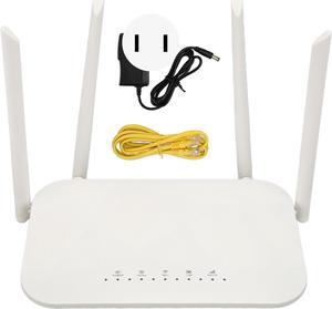 4G LTE Car WiFi Wireless Internet Router 300Mbps Cat 4 High Speed Industry CPE with SIM Card Slot and 4pcs External Antennas, Converts 4G to WiFi Hotspot (US Plug)