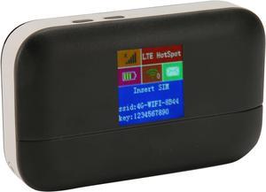 4G Router, 4G MIFI LTE Portable Router, 150Mbps Pocket Mobile Network Hotspot USB Modem, Wireless Network Smart Router with SIM Card Slot, or Europe Asia Africa