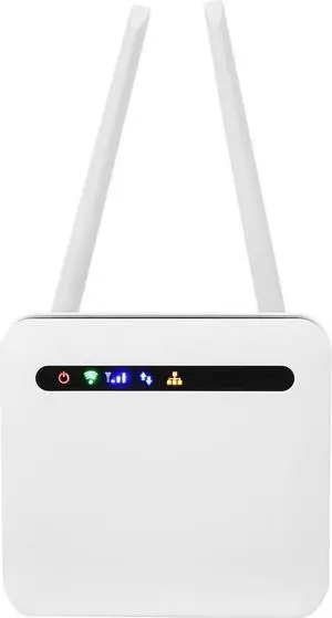 SIM Card Router,4G LTE FDDTDD SIM Card Router,Sturdy and Durable Outdoor CPE Router,2Gbit Flash+1Gbit DDR2 RAM LAN Port Router,for Enjoying WiFi Anytime and Anywhere (CP10 US Plug)