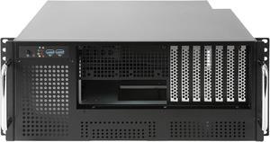 Rackmount 4U Front I/O ATX/Micro ATX Chassis USB3.0x2,2 x 5.25+6 x 3.5(int.)