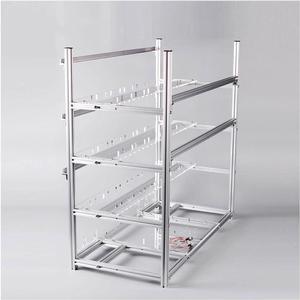 19 GPU Open Air Mining Rig Case Frame, Mining Rig Open Air Case Stackable for Ethereum, Computer Mining Aluminum Stackable Bitcoin 30 * 14 * 29.5in