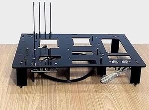 Test Bench PC Case Open Frame for ATX MATX Motherboard Acrylic Computer Case DIY Mod Host Stand Water Cooling Overlock