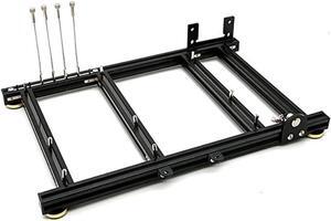 PC Case Open Frame ITX MATX Computer Chassis Rack Horizontal DIY Computer Case Desktop Aluminum Bracket Support ATX Power Supply