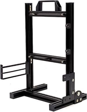 DIY Computer Chassis Bracket Open Motherboard Case Rack ITX Vertical Horizontal PC Game Chassis Rack Water-Cooled PC Test Bench Creative Overclocking Aluminum Frame Good Heat Dissipation All Black