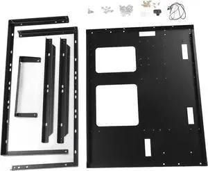 ATX Open Chassis Case Rack, DIY Gaming Computer Case for EATX MATX ITX Motherboards, Supports X79 X99 Dual Channels, Stackable PC Case Open Frame