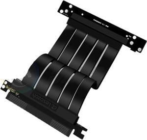 Computer Case DIY Gamers Cabinet ITX MATX PC Case Open Frame Aluminum Creative ATX Desktop Gaming Computer Chassis Rack Dynamic(20CM PCIE 4.0 Cable)