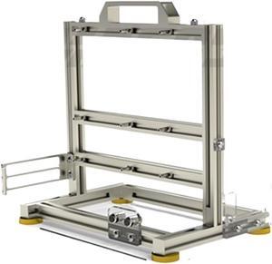 Computer Case DIY Gamers Cabinet ITX MATX PC Case Open Frame Aluminum Creative ATX Desktop Gaming Computer Chassis Rack Dynamic(MATX-Silver), 1