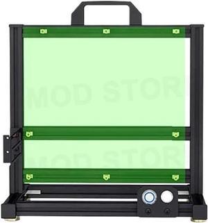 Computer Case Modding EATX Open PC Case Frame ITX MATX ATX Gamers Cabinet DIY Cooler Desktop Computer Aluminum Creative Tower Gaming Dynamic(MATX 28), 1