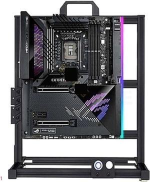 Computer Case Modding EATX Open PC Case Frame ITX MATX ATX Gamers Cabinet DIY Cooler Desktop Computer Aluminum Creative Tower Gaming Dynamic(EATX 38), 1