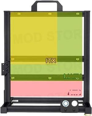 Computer Case Modding EATX Open PC Case Frame ITX MATX ATX Gamers Cabinet DIY Cooler Desktop Computer Aluminum Creative Tower Gaming Dynamic(ATX 34), 1