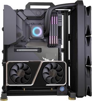 Computer Case Modding EATX Open PC Case Frame ITX MATX ATX Gamers Cabinet DIY Cooler Desktop Computer Aluminum Creative Tower Gaming Dynamic(ITX 26), 1