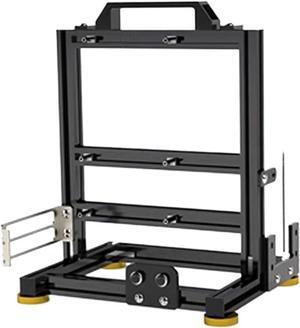 Computer Case Fit for Mini ITX MATX ATX Gamer Cabinet Desktop PC Case Open Frame Rack, Cooler Computer Gaming Case Vertical Personality Dynamic(Mini MATX-All Black), 1