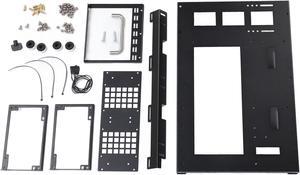 Computer Open Case Bracket for ATX M ATX ITX Motherboards, Gaming PC Case Powerful Cooling Steel Plate Computer Case Frame