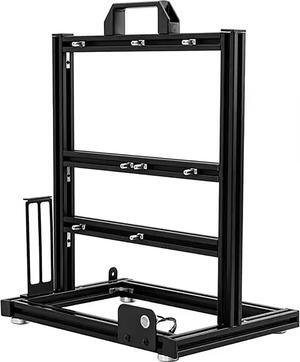 PC Test Bench Motherboard Case, Aluminum Open Frame Computer Case Rack Bracket, Support ATX Computer Case and 180 Water-Cooled,DIY Creative Personality Motherboard Chassis Set, Vertical Overclocking