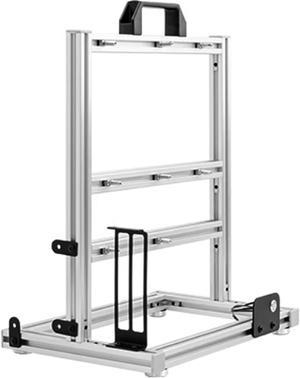 PC Test Bench Motherboard Case, Aluminum Open Frame Computer Case Rack Bracket, Support ATX Computer Case and 180 Water-Cooled,DIY Creative Personality Motherboard Chassis Set, Vertical Overclocking