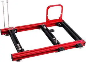 Computer Case DIY Open Frame Aluminum Alloy Computer PC Case Overclocking Test Platform ATX/M-ATX/ITX Motherboard DIY Computer Case Dynamic(Red ITX), 1