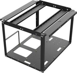Mining Rig Frame - PC Frame Computer Case | Mining Rig Mount, Open Air Testbench, Stackable Mining Rig Cabinet, Rack Mining Rig Setup, Desktop Chassis, Crypto Coin Currency Mining Accessories