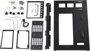 Open Chassis DIY Gaming Computer Case, ATX Motherboard Support, 360 Water Cooling, 2 HDD Bays, 256MM GPU Compatible with Full Height Graphics Cards, for ATX M ATX ITX Motherboards
