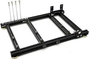 DIY Computer Chassis Bracket Open Motherboard Case Rack M-ATX/ITX Horizontal PC Game Chassis Rack Water-Cooled PC Test Bench Creative Overclocking Aluminum Frame Good Heat Dissipation All Black