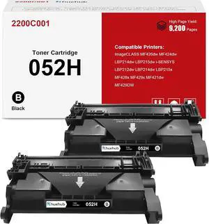 052H Black Toner Cartridges Replacement for Canon 052 CRG052H CRG-052H 2200C001Toner for ImageCLASS MF426dw MF424dw LBP214dw LBP215dw i-SENSYS LBP212dw LBP214dw LBP215x MF428x MF429x MF421dw Printer