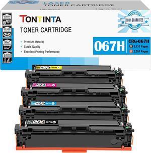 ( with Data Chip ) 067H CRG-067H CRG067H 4 Colors Compatible Toner Cartridges High Capacity   Laser Printer imageCLASS MF656Cdw MF654Cdw MF653Cdw LBP633Cdw LBP632Cdw
