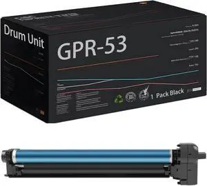 GPR-53 Drum Unit Compatible with Canon ImageRUNNER Advance C3320 C3320L C3325 C3330 C3520 C3525 C3530 C3020 C3025 C3120 C3120L C3125 DX C3720 C3725 C3730 C3830 C3835 C3826 Printer (1 Pack Black)