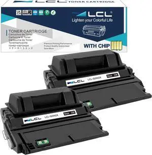 LCL Compatible 42X Q5942X High Yield Toner Cartridge Replacement   Laserjet 4250 4250tn 4350n 4250dtn 4350 4350tn 4250dtnsl 4350dtn 4250n 4350dtnsl (2-Pack Black)