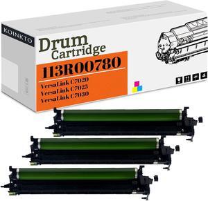 C7025 Drum Unit 113R00780 Drum Cartridge High Yield Compatible Replacement for Xerox VersaLink C7020 C7025 C7030 Printer (CMY 3-Pack)