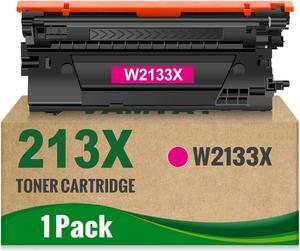 Remanufactured 213X 213A 213Y High Capacity Toner Cartridge Replacement for W2133X   5700 6700 6701 MFP 5800 MFP 6800 MFP 6801 Printer (1 Magenta)
