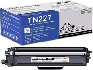 1 Pack TN227 Black Toner Cartridge High Yield Compatible TN227 Replacement for Brother MFC-L3770CDW L3710CW L3750CDW HL-3210CW 3270CDW 3290CDW DCP-L3510CDW L3550CDW Printer