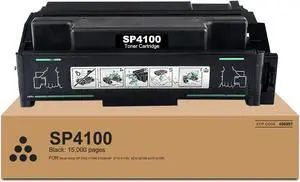 Ennovor SP4100 High Yield Black Toner Cartridge 1 Pack, 402809/ 406997 Type 120 Compatible with Ricoh Aficio SP 4100 4100N 4100N-KP 4110 4110N 4210 4210N 4310 4310N Printer | 15,000 Pages